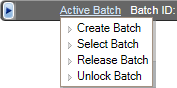 Batch menu